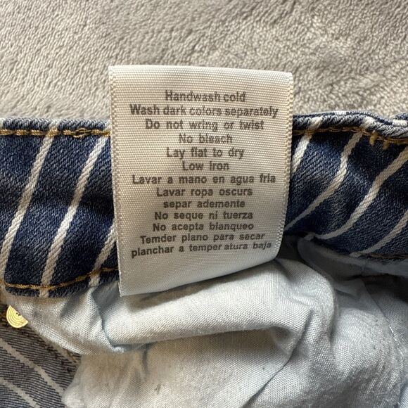 Judy Blue 5/27 Stripe Super Flare High Waist Ruby Ya Ya Shirley Jeans Boho - Picture 10 of 14